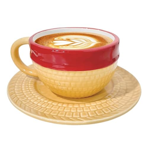 FINDAMAZE Anime Tasse,Luffy's Hat Kaffeetassen hochwertige Keramik Milch Tasse,Geschenk f&uuml;r Weihnachten,Geburtstag,Jubil&auml;um(Luffy)